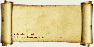 Tina Galjak vizit kartica